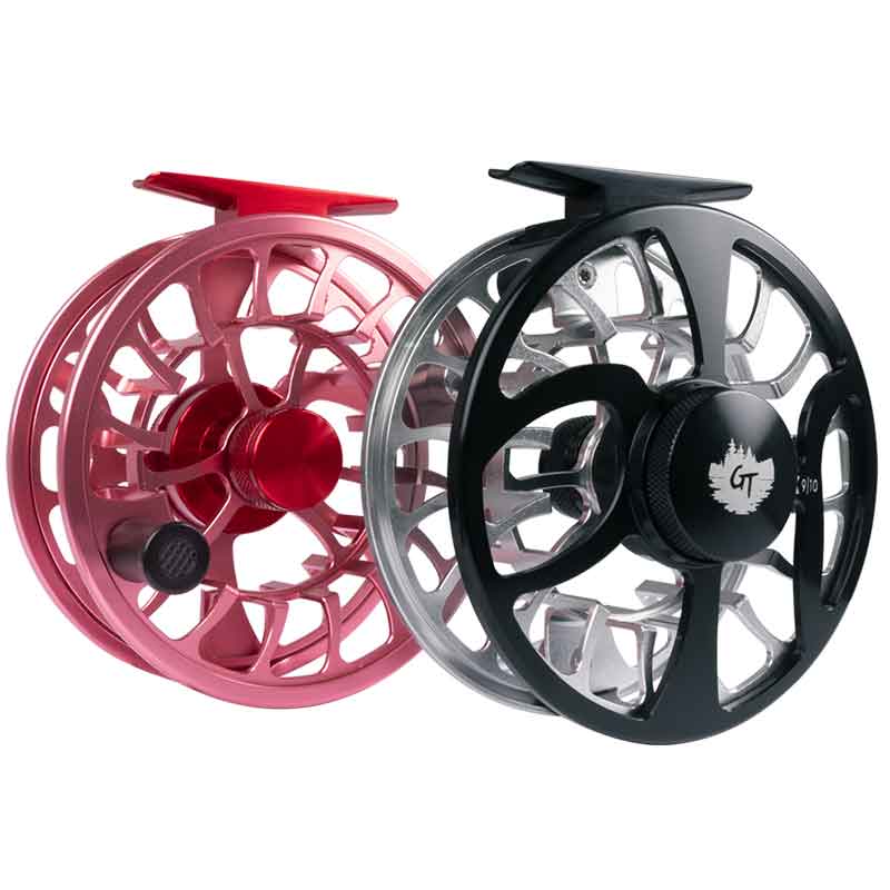 G2802-VOLTEK fly reel, available in black or pink