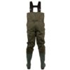 Botte pantalon avec bottes de PVC semelle à traction, dos - G1005