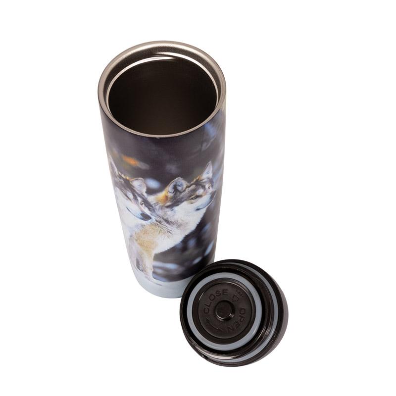 Thermos bottle 500 ml open, wolf - G4801-01