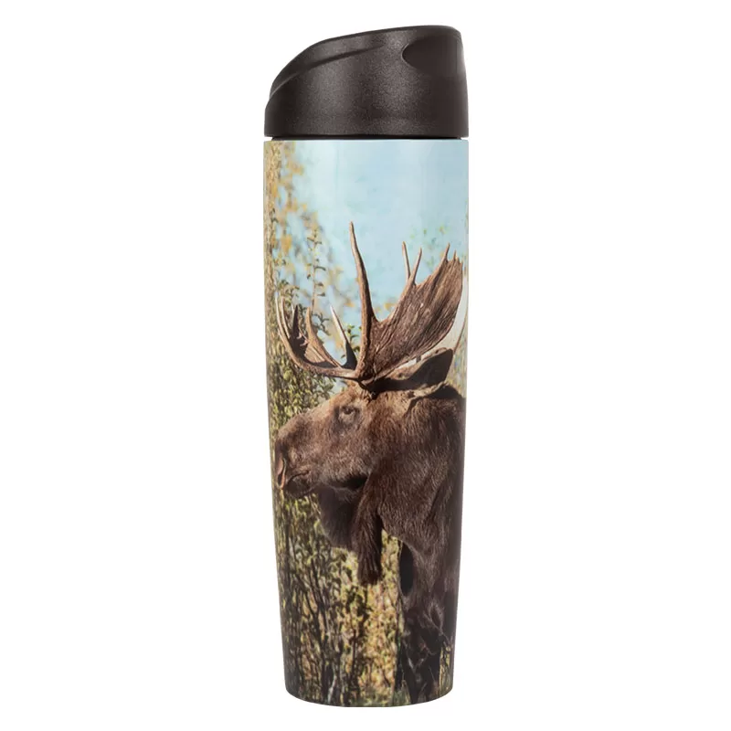 Insulated bottle 500 ml moose face image G4801-02
