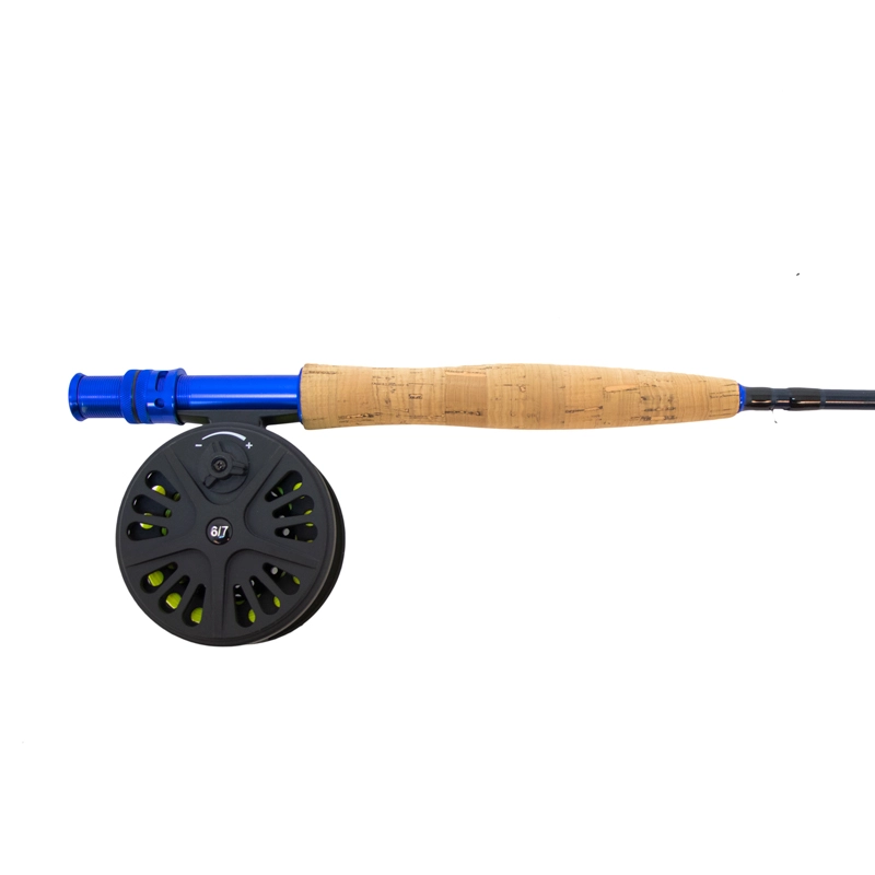 FALCON PASSION Fly Fishing Combo - G2102, reel back and cork handle