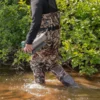 G1082 - STREAMFEATHER camo chest wader, from the back