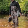 G1082 - STREAMFEATHER camo chest wader, used in water