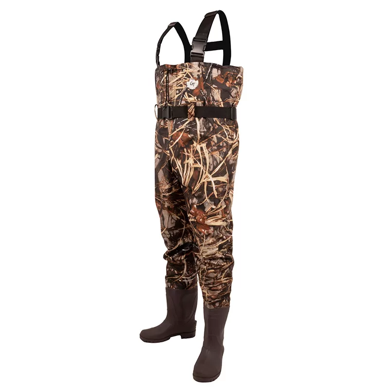 G1082-Chest wader camo STREAMFEATHER, front profile