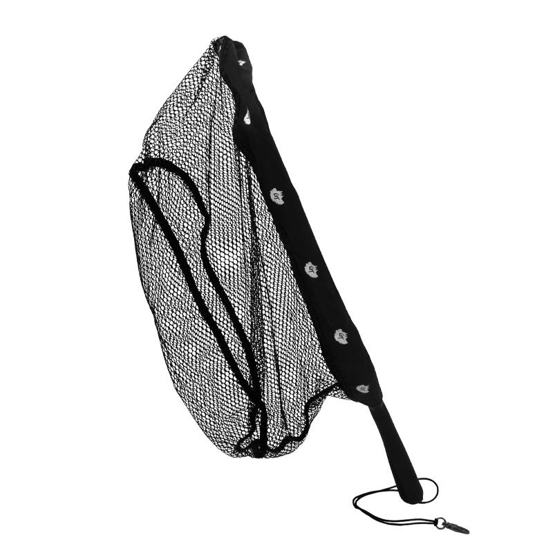 Landing net with rubber net, side view - G3220 - OFFSHORE