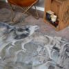 G8017-21 tapis 5x7 loups dans le salon