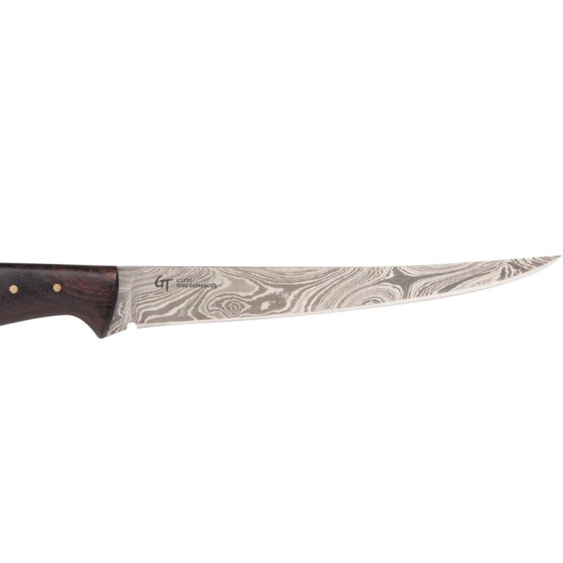 Detail of the blade of the DAMASCUS fillet knife G3770