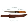G3770-G3770 - Couteau à filet DAMAS, dimensions