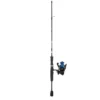 G2050-BLACKWAND 2000 spinning combo, detail of the EVA handle and fishing reel