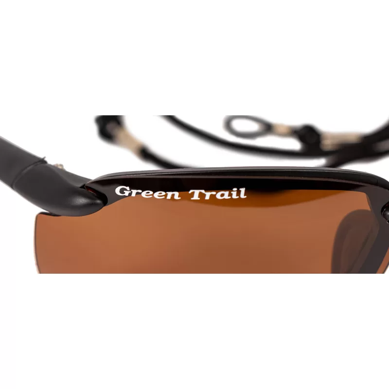9889007 - Polarized glasses, logo green trail