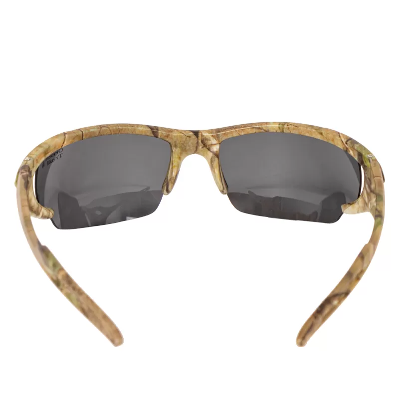 9889055 - Polarized camouflage sunglasses, open back view