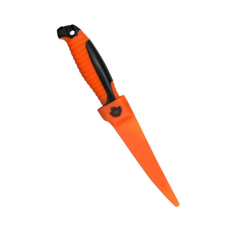 Fillet knife in orange case - G3704-1
