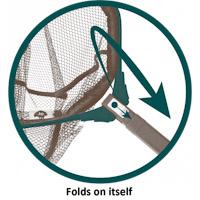 Folds on itself