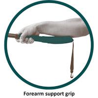 Forearm support grip