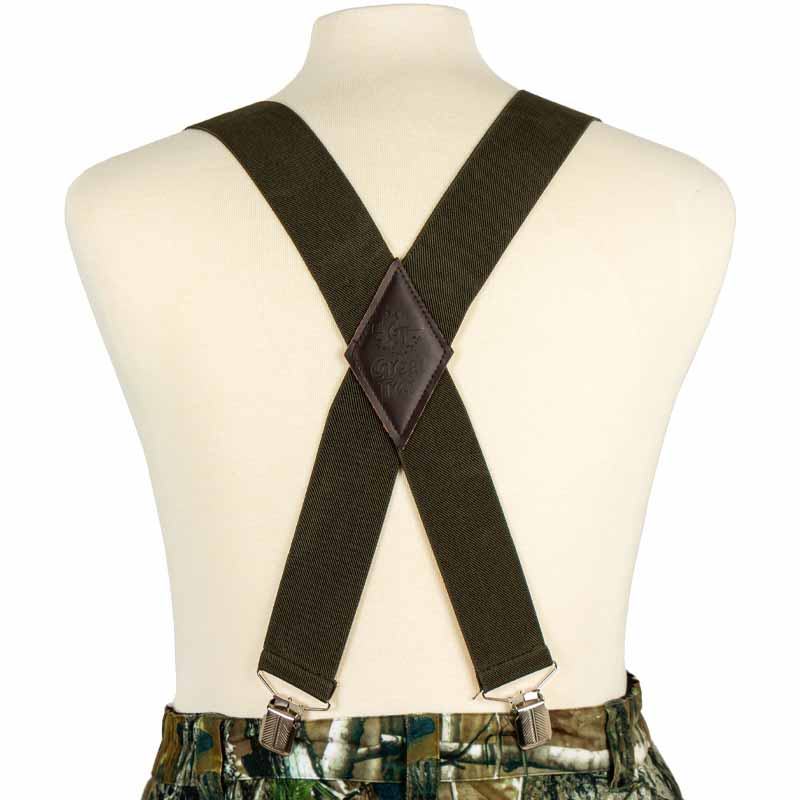 9709010 - green suspenders for pants, back